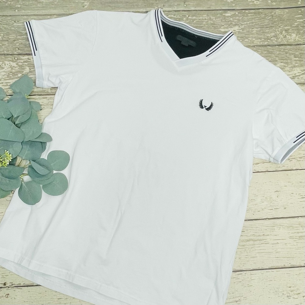 Nick Danger Short Sleeve V Neck Tee Shirt